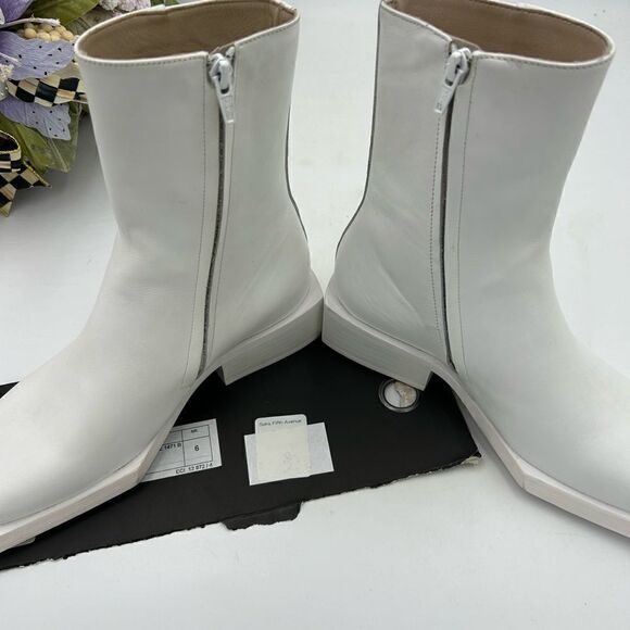 Men’s Sunni Sunni block heel leather boots size 6, made in Portugal - Picture 10 of 11